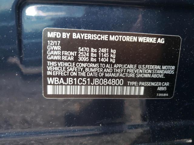 WBAJB1C51JB084800 BMW 530XE
