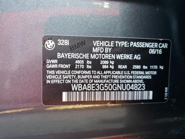 WBA8E3G50GNU04823 BMW 328 Xi Sulev