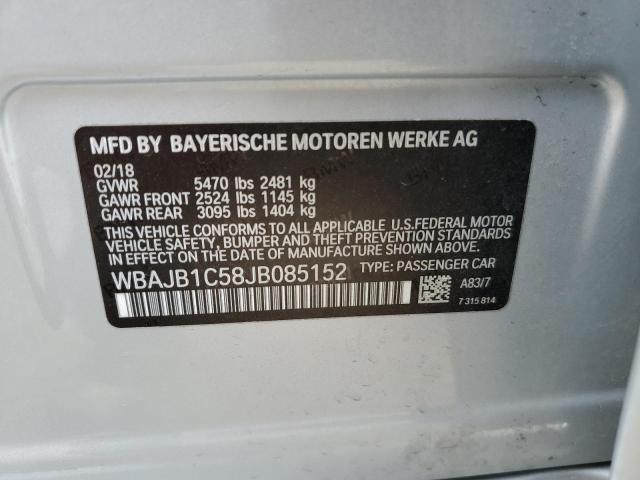 WBAJB1C58JB085152 BMW 530XE