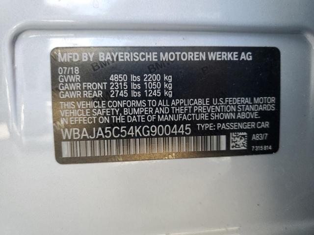 WBAJA5C54KG900445 BMW 530 I