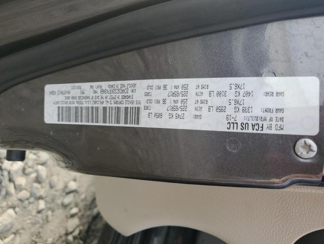 2C4RDGCG2KR743460 Dodge Grand Caravan Sxt