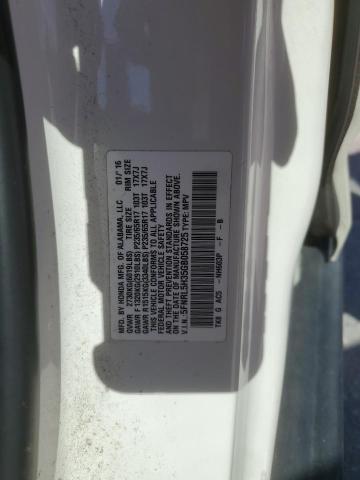 5FNRL5H35GB058725 Honda ODYSSEY SE