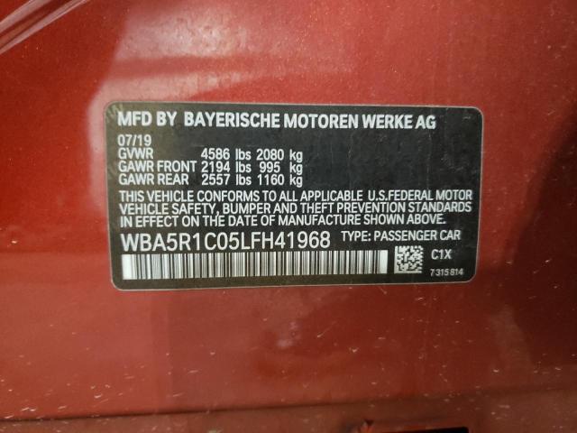WBA5R1C05LFH41968 BMW 330I