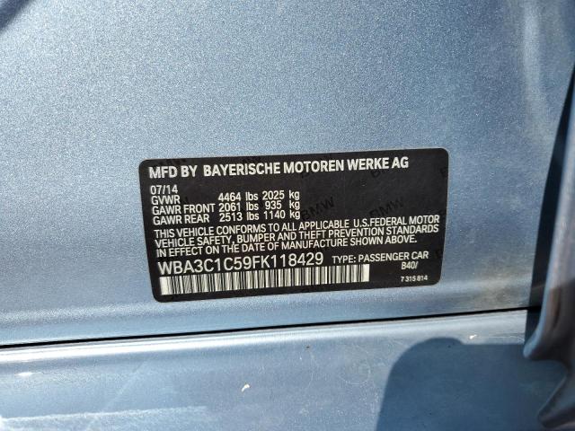WBA3C1C59FK118429 BMW 328 I Sulev