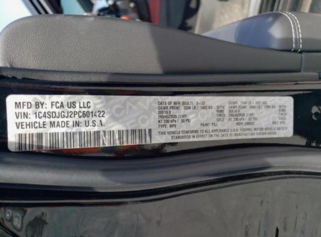 1C4SDJGJ2PC601422 Dodge Durango Srt 392