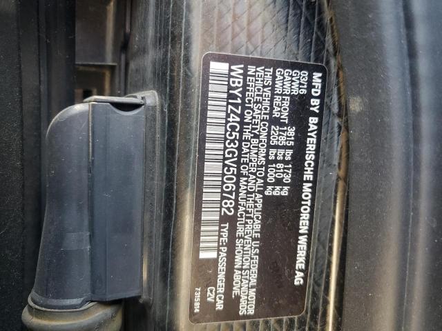 WBY1Z4C53GV506782 BMW I3 REX