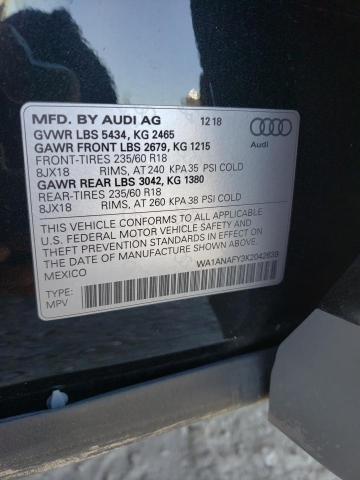 WA1ANAFY3K2042639 Audi Q5 PREMIUM