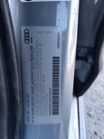 WAUF8AFC0JN109814 Audi A6 PREMIUM