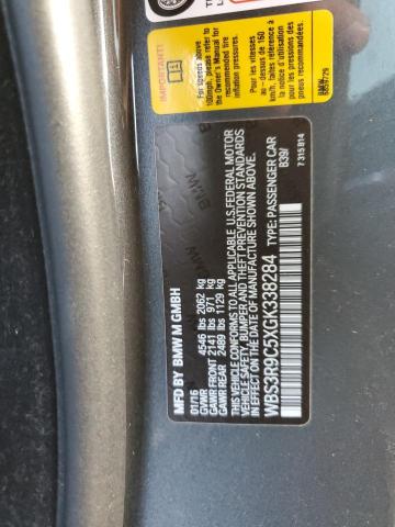WBS3R9C5XGK338284 BMW M4