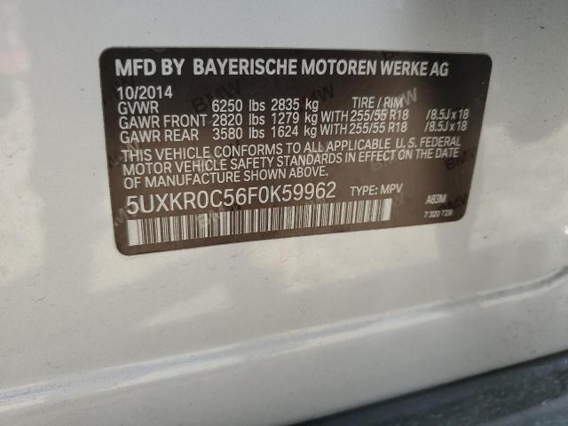 5UXKR0C56F0K59962 BMW X5 Xdrive35i