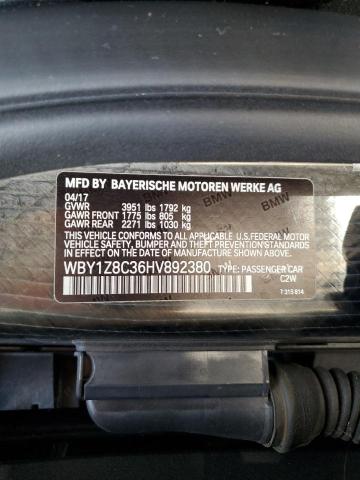 WBY1Z8C36HV892380 BMW I3 REX