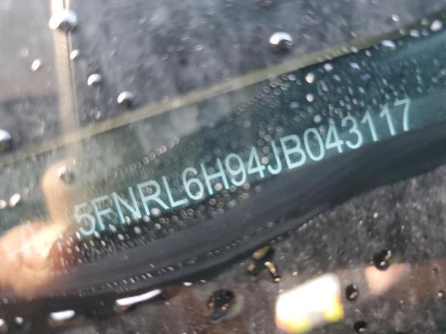 5FNRL6H94JB043117 Honda Odyssey Elite