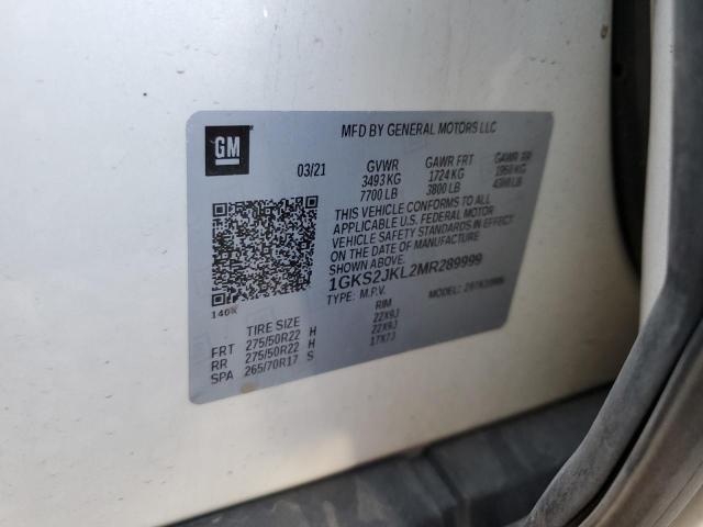 1GKS2JKL2MR289999 GMC YUKON XL DENALI