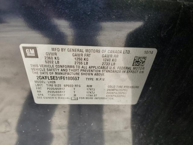 2GKFLSE31F6180657 GMC Terrain Slt