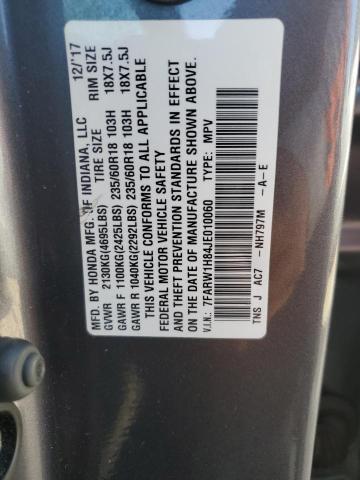 7FARW1H84JE010060 Honda CR-V EXL