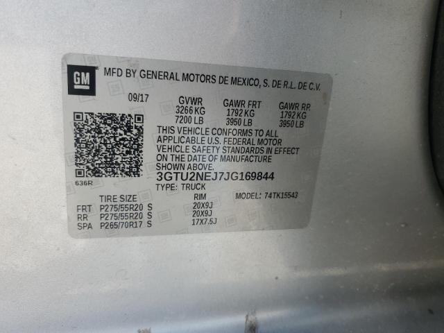 3GTU2NEJ7JG169844 GMC Sierra K1500 Slt