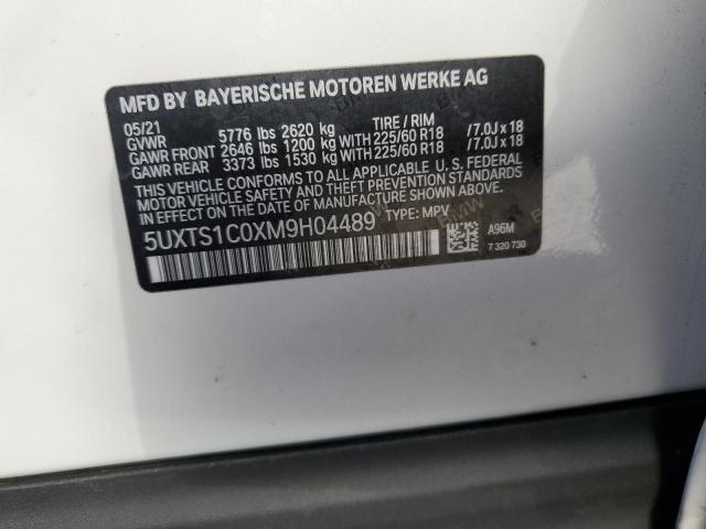 5UXTS1C0XM9H04489 BMW X3 Xdrive30e
