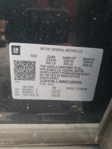 1GKKNLLS6MZ180003 GMC Acadia At4