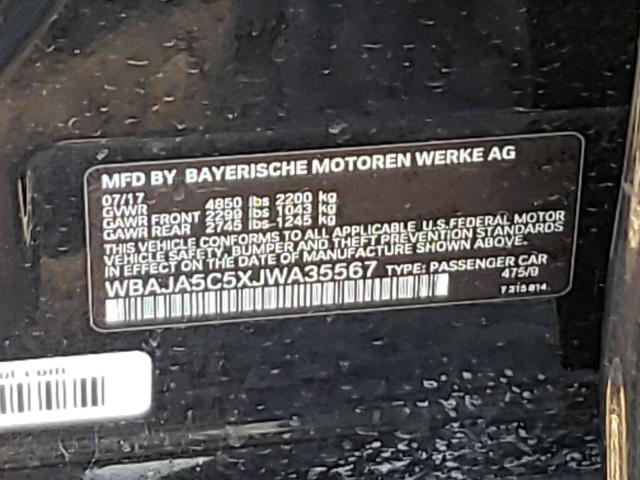 WBAJA5C5XJWA35567 BMW 530 I
