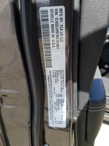 1C4SDJH97MC741031 Dodge Durango Srt Hellcat