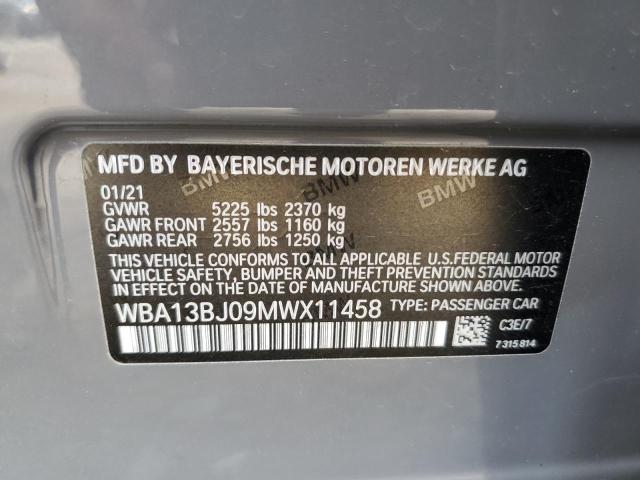 WBA13BJ09MWX11458 BMW 530 XI