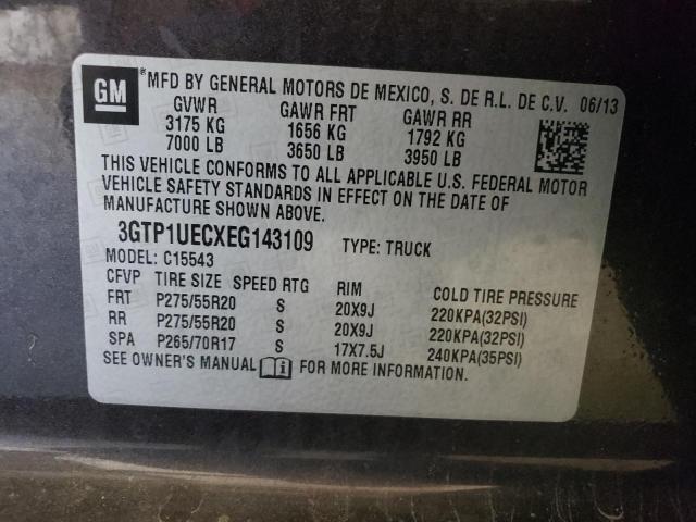 3GTP1UECXEG143109 GMC Sierra C1500 Sle