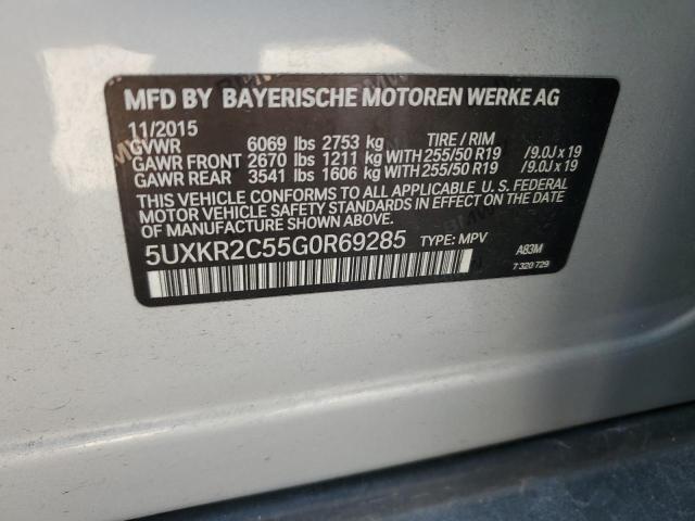 5UXKR2C55G0R69285 BMW X5 Sdrive35i