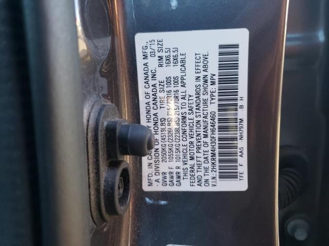 2HKRM4H30FH646460 Honda CR-V LX