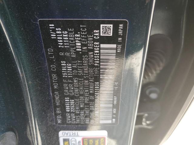 JHMZC5F39JC021036 Honda Clarity Touring