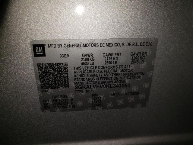 3GKALVEV0KL341051 GMC Terrain Slt