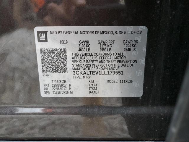 3GKALTEV1LL179551 GMC Terrain Sle