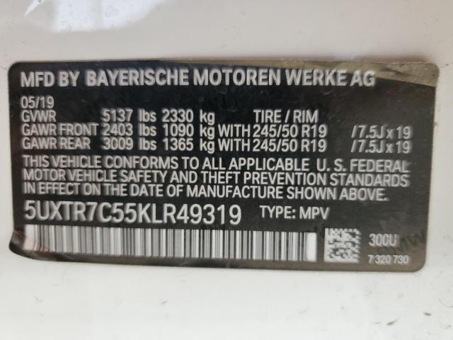 5UXTR7C55KLR49319 BMW X3 Sdrive30i