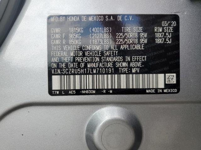 3CZRU5H17LM710191 Honda HR-V SPORT