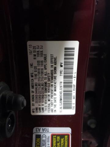 5J6RM4H34EL026778 Honda CR-V LX