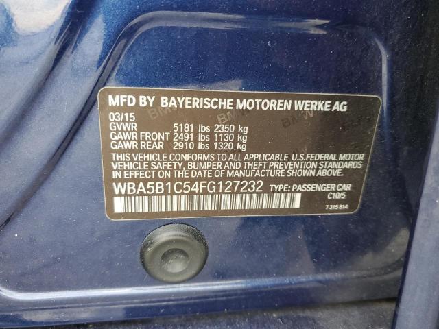 WBA5B1C54FG127232 BMW 535 I