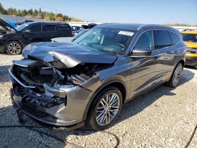 Auction sale of the 2022 Acura Mdx Advance, vin: 5J8YE1H83NL024885, lot number: 79682833