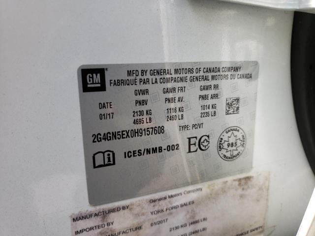 2G4GN5EX0H9157608 Buick Regal Premium