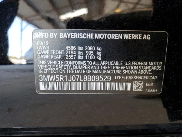 3MW5R1J07L8B09529 BMW 330I