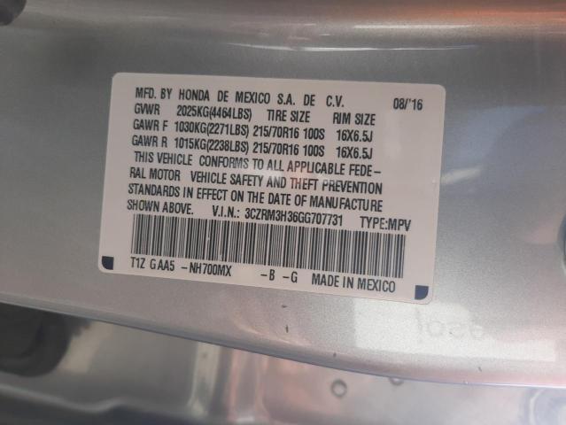 3CZRM3H36GG707731 Honda CR-V LX