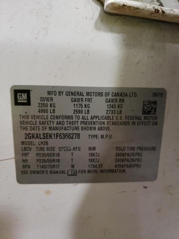 2GKALSEK1F6366278 GMC Terrain Slt