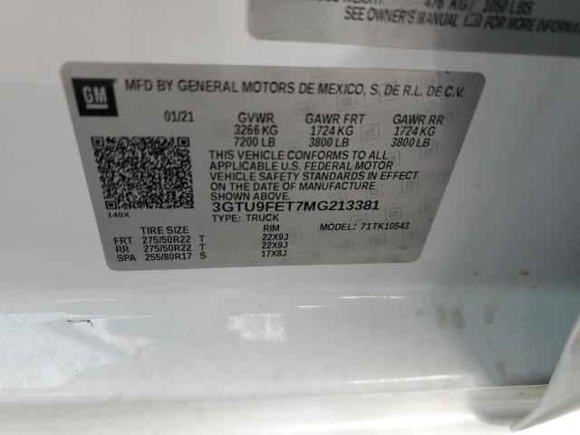 3GTU9FET7MG213381 GMC Sierra K1500 Denali