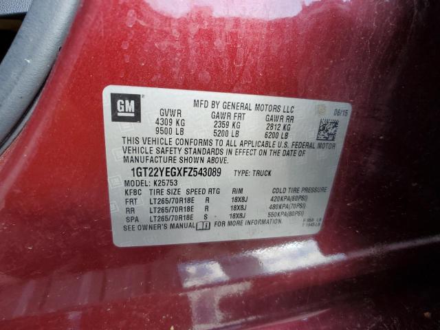 1GT22YEGXFZ543089 GMC Sierra K2500 Sle