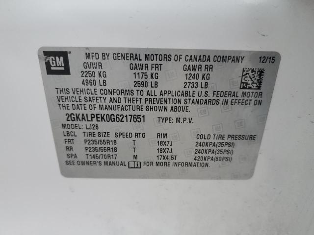 2GKALPEK0G6217651 GMC Terrain Slt
