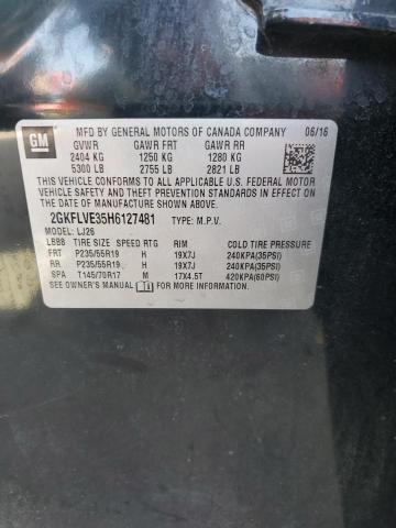 2GKFLVE35H6127481 GMC Terrain Denali