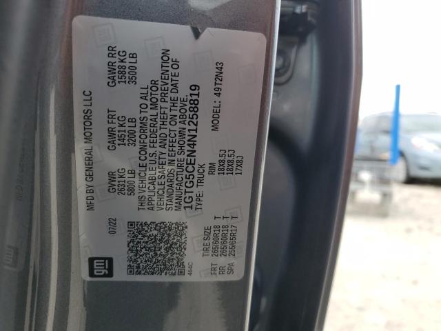 1GTG5CEN4N1258819 GMC Canyon Elevation