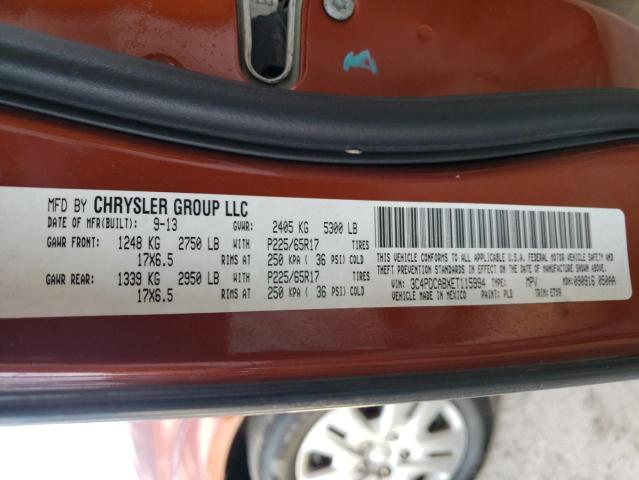 3C4PDCABXET115994 Dodge JOURNEY SE