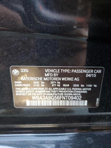 WBA3A9G56FNT09402 BMW 335 I
