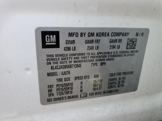 KL4CJASB5KB713945 Buick Encore Preferred