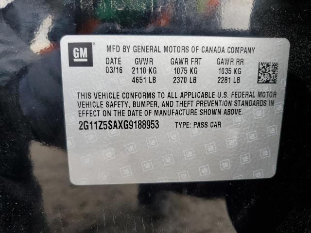 2G11Z5SAXG9188953 Chevrolet IMPALA LS
