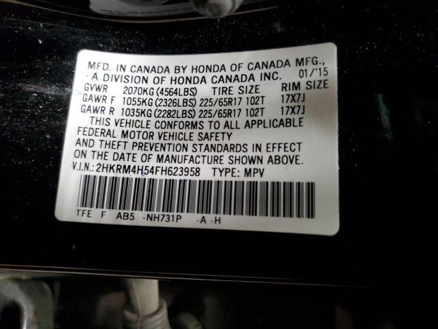 2HKRM4H54FH623958 Honda CR-V EX